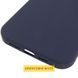 Чохол Silicone Case (AA) Logo with MagSafe для Apple iPhone 17 Pro (6.3") Темно-синій / Midnight blue 393019 фото 5