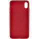 Силіконовий чохол Candy для Apple iPhone XS Max (6.5") Бордовий 203176 фото 2