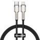 Кабель Baseus Cafule Metal Type-C To Lightning PD 20W (0.25m) (CATLJK-01) Black 268774 фото 5