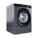 Пральна машина Haier фронтальна, 9кг, 1400, A+++, 60см, дисплей, пара, інвертор, люк чорний, прямий привід, cріблястий (HW90-B14939S8) 375633 фото 3