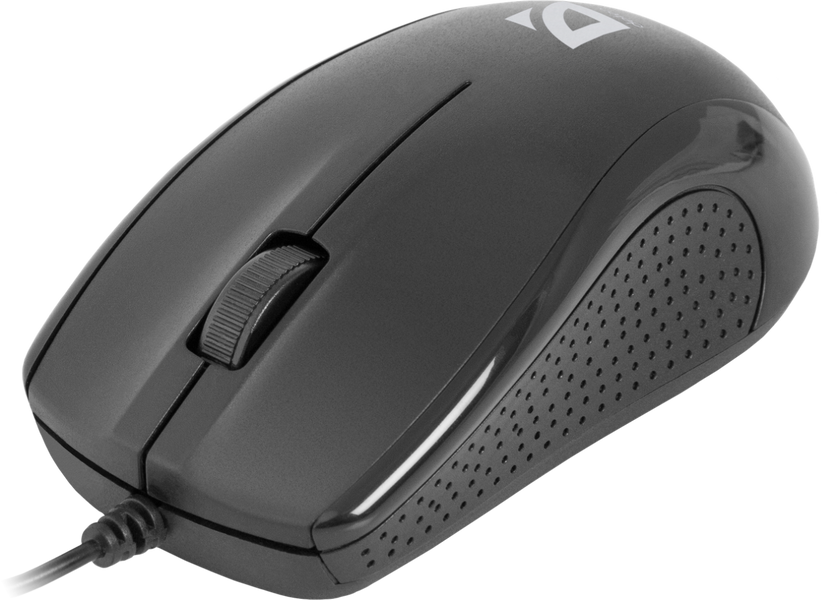 Миша DEFENDER Optimum MB-160 USB (чорна),1000 dpi, 3 кнопки 306159 фото