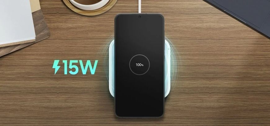 Зарядний пристрій бездротовий Samsung 15Вт, білий (EP-P2400BWEGEU) 369603 фото