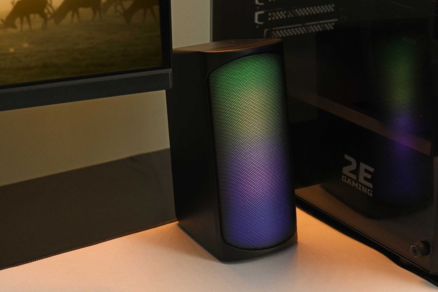 Акустична система 2E PCS231 RGB Matrix, 2.0, USB, Black (2E-PCS231BK) 362767 фото