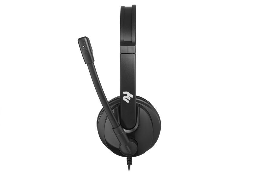 Гарнітура ПК стерео On-ear 2E CH12 USB, omni-mic, 2м, чорний (2E-CH12SU) 362058 фото