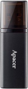 Флеш-пам'ять USB Apacer AH25B 128GB Black USB 3.2 (AP128GAH25BB-1) 318650 фото