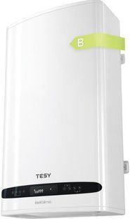 Водонагрівач електр. TESY Bellislimo Cloud плаский GCR 502722 E31 ECW Wi-Fi, 50л, 2,2кВт, ун. монтаж, електр. кер-ння, B, білий 365144 фото