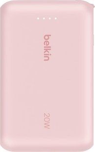 Акумулятор портативний літій-іонний Power Bank Belkin 10000мА&middot;год, 20Вт, з інтегрованим кабелем USB-C, чорний (BPB021HQBK) 367414 фото