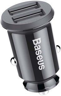 АЗП Baseus 2USB Grain (3.1A) (CCALL-ML01) Black 142998 фото