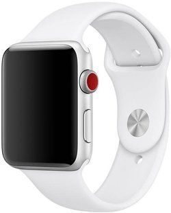 Ремінець Apple Watch 44mm Sport Band - (MTPK2) White 127974 фото