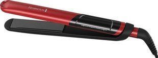 Випрямляч Remington Silk Straightener, 300Вт, 150-235С, дисплей, кейс, кераміка, чорно-червоний (S9600) 371076 фото