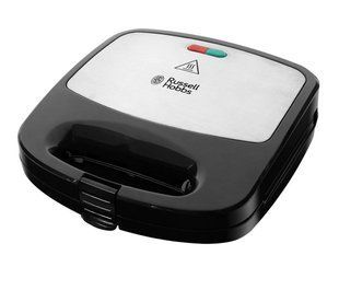 Мультимейкер Russell Hobbs Fiesta 750Вт, алюміній, 3 пластини, корпус-нержав.сталь/пластик, чорний (24540-56) 361894 фото