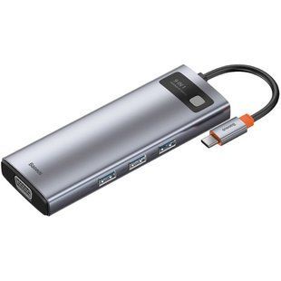 USB-Хаб Baseus Metal Gleam Series 9-in-1 Type-C CAHUB-CU0G 252315 фото