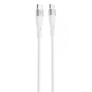 Кабель Proove Light Silicone Type-C To Type-C 60W 1m (CCLC60001102) White 316343 фото