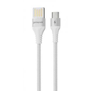 Кабель Proove Double Way Weft Micro USB 2.4A (1m) (CCDW20001302) White 287153 фото