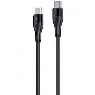 Кабель Proove Soft Silicone Type-C to Type-C 60W (2m) (CCSO60002221) black 389315 фото