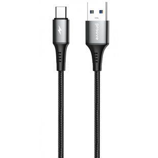 Кабель Proove WireX USB to Type-C 3A (1m) black (CCWX15001201) 383285 фото