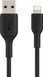 Кабель USB-A > Lightning заряджання/синхронізації Belkin 1м, 12Вт, PVC, чорний (CAA001BT1MBK) 367037 фото 2
