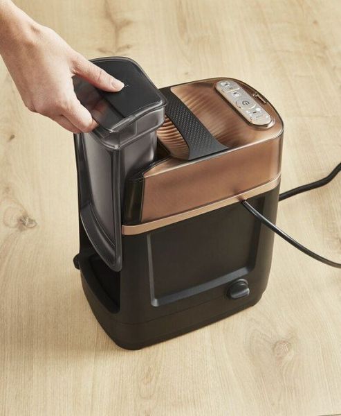 Прасувальна система Tefal IXEO Power, 2170Вт, 1100мл, паровий удар -200гр, постійна пара - 90гр, з дошкою для прасування, нерж. сталь, чорно-золотий ( 375434 фото