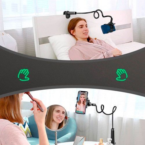 Тримач Для телефона UGREEN LP113 Multifunction Phone Clip Stand (80906) Black 323684 фото