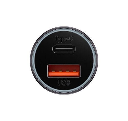 АЗП Baseus Golden Contactor Max 60W USB + Type-C (CGJM000113) dark gray 268776 фото