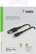 Кабель USB-A > Lightning заряджання/синхронізації Belkin 1м, 12Вт, PVC, чорний (CAA001BT1MBK) 367037 фото 6