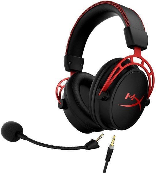Гарнітура ігрова HyperX Cloud Alpha WL/USB-A, чорно-червоний (4P5D4AA) 364199 фото