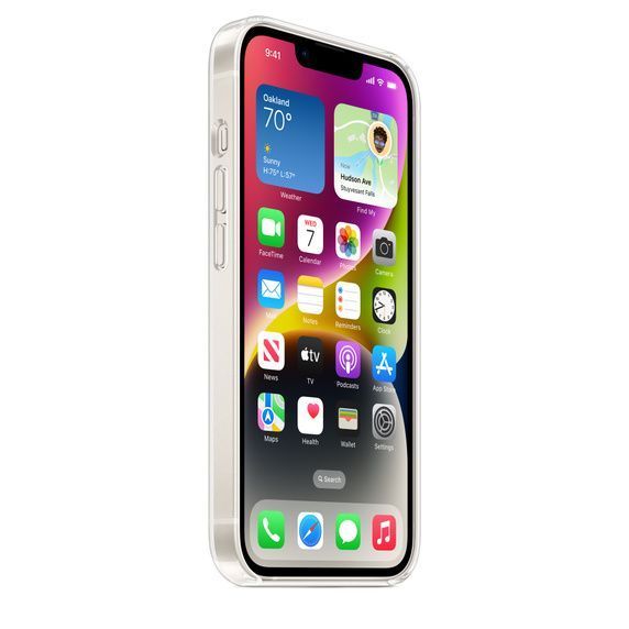 Чохол-накладка Apple iPhone 14 Clear Case with MagSafe (MPU13) 259304 фото