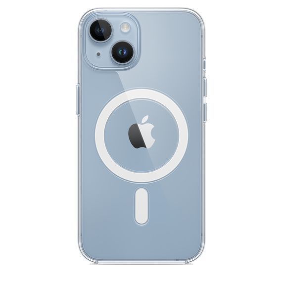 Чохол-накладка Apple iPhone 14 Clear Case with MagSafe (MPU13) 259304 фото