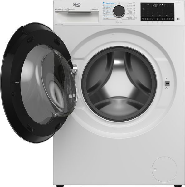 Прально-сушильна машина Beko фронтальна, 9(6)кг, 1400, D, 60см, дисплей, білий (B5DFT59447W) 374542 фото