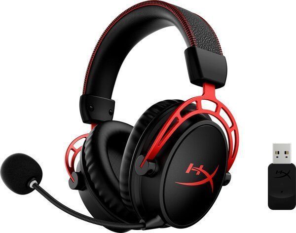 Гарнітура ігрова HyperX Cloud Alpha WL/USB-A, чорно-червоний (4P5D4AA) 364199 фото