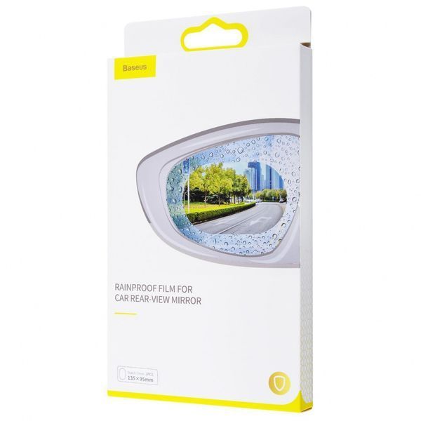 Плівка Baseus 0.15mm for Car Rear-View Mirror Oval (135*95mm) transparent 334973 фото
