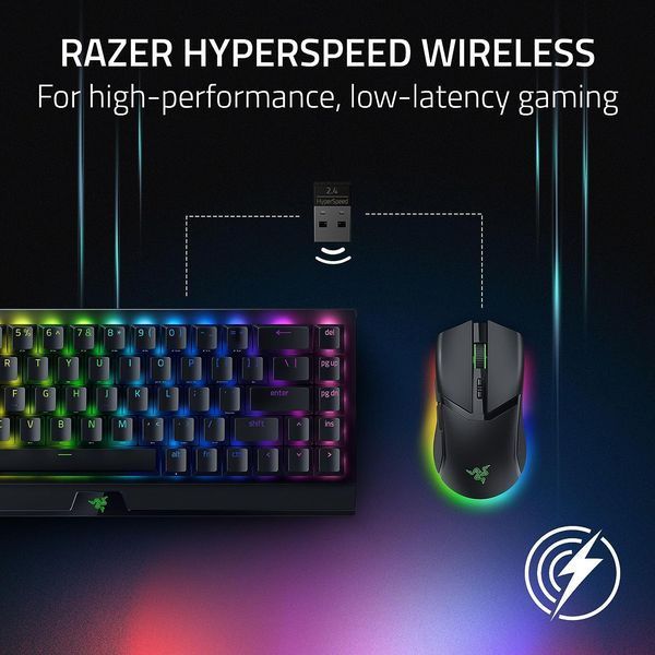 Миша Razer Cobra Pro, RGB, USB-A/WL/BT, чорний (RZ01-04660100-R3G1) 375207 фото