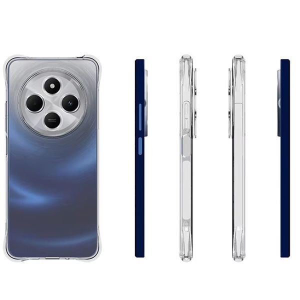 TPU чохол GETMAN Ease logo посилені кути Full Camera для Xiaomi Redmi 14C / Poco C75 Безбарвний (прозорий) 322408 фото
