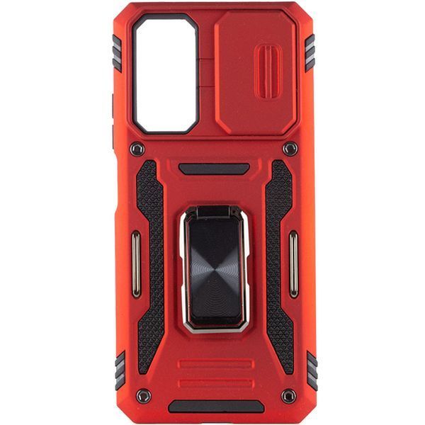 Ударостійкий чохол Camshield Army Ring для Xiaomi Redmi Note 11 Pro 4G/5G / 11E Pro / 12 Pro 4G Червоний / Red 256162 фото
