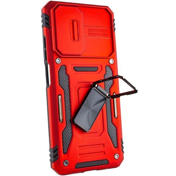 Ударостійкий чохол Camshield Army Ring для Xiaomi Redmi Note 11 Pro 4G/5G / 11E Pro / 12 Pro 4G Червоний / Red 256162 фото
