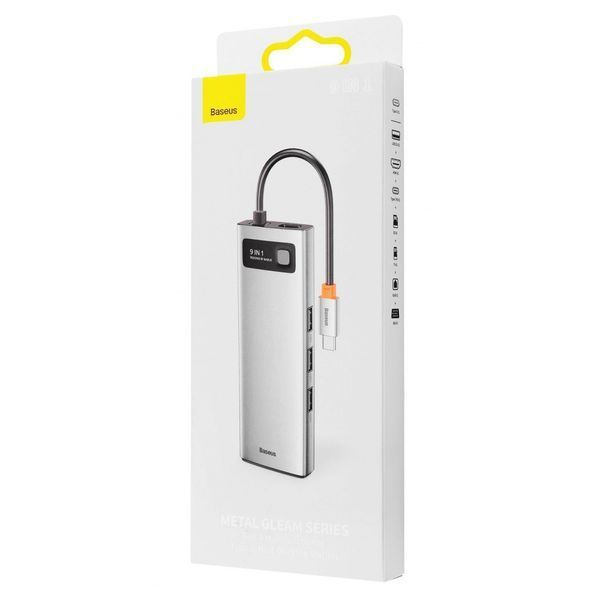 USB-Хаб Baseus Metal Gleam Series 9-in-1 Type-C CAHUB-CU0G 252315 фото