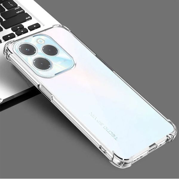 TPU чохол GETMAN Ease logo посилені кути Full Camera для Infinix Hot 40 Безбарвний (прозорий) 322454 фото