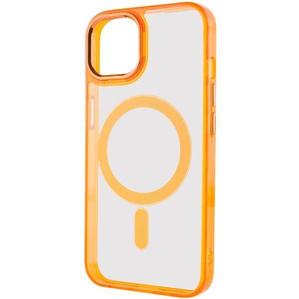 Чохол TPU Iris with MagSafe для Apple iPhone 12 Pro Max (6.7") Помаранчевий 272109 фото