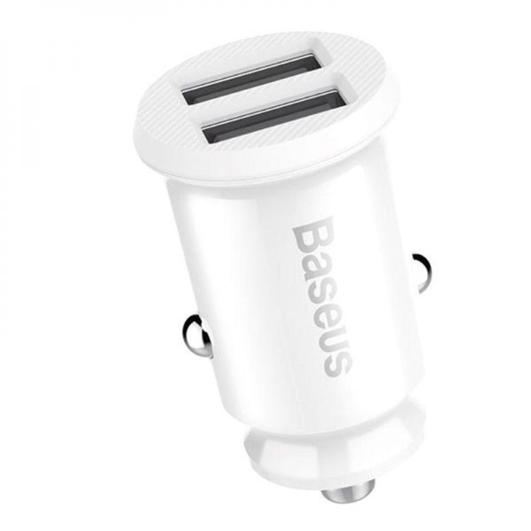 АЗП Baseus 2USB Grain (3.1A) (CCALL-ML01) Black 142998 фото