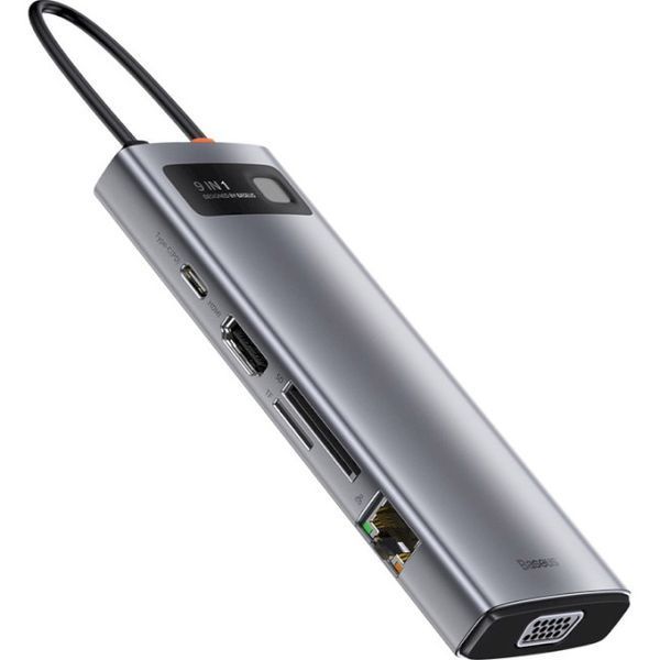 USB-Хаб Baseus Metal Gleam Series 9-in-1 Type-C CAHUB-CU0G 252315 фото
