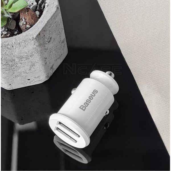 АЗП Baseus 2USB Grain (3.1A) (CCALL-ML01) Black 142998 фото