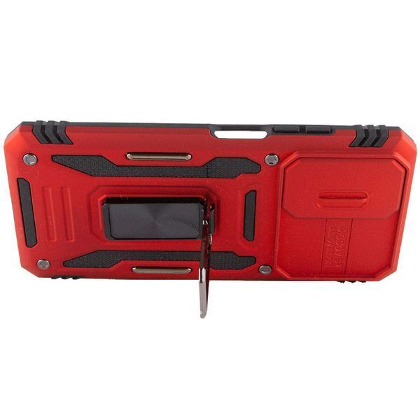 Ударостійкий чохол Camshield Army Ring для Xiaomi Redmi Note 11 Pro 4G/5G / 11E Pro / 12 Pro 4G Червоний / Red 256162 фото