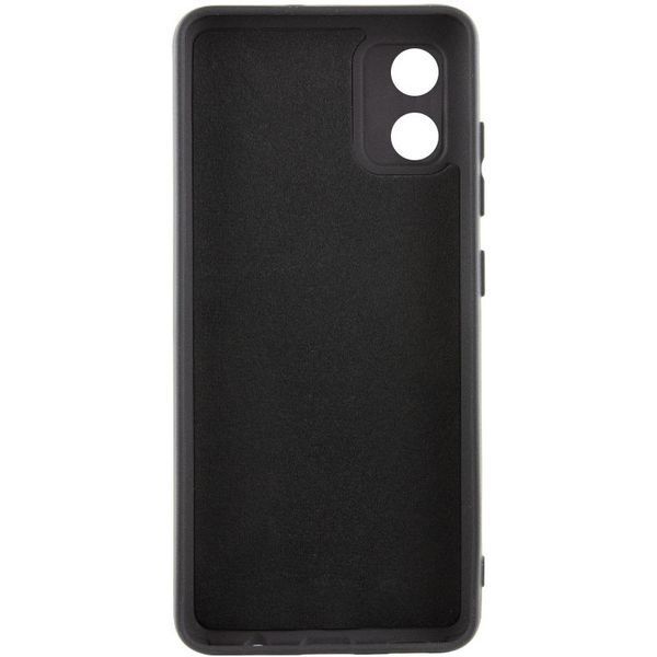 Чохол TPU GETMAN Liquid Silk Full Camera для Motorola Moto E13 Чорний / Black 323843 фото