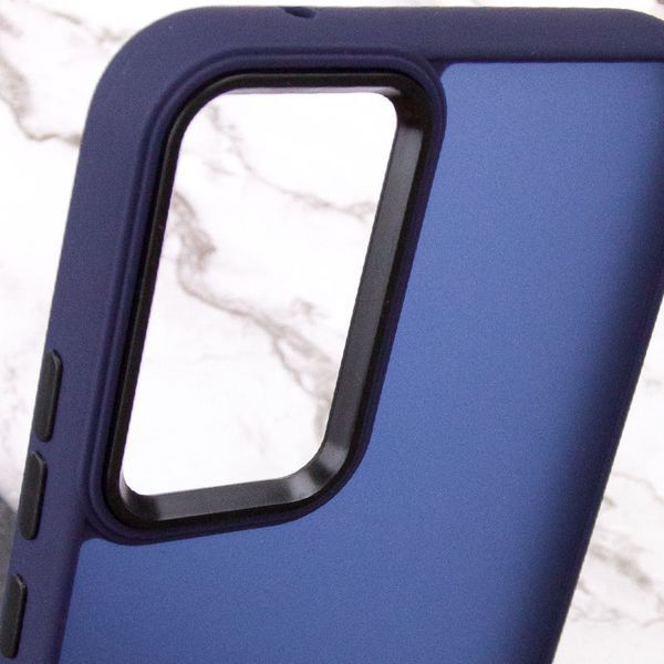 Чохол TPU+PC Lyon Frosted для Xiaomi Redmi Note 13 4G Navy Blue 295724 фото