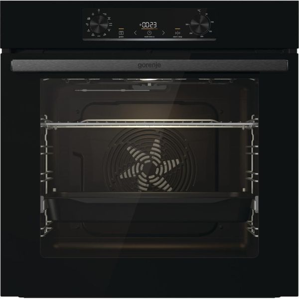 Комплект Gorenje (духовка електрична BO6735E05B + поверхня газова на склі GTW641EB), 743549, чорн (SET_BO6735E05B_GTW641EB) 374704 фото