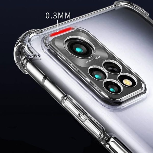 TPU чохол GETMAN Ease logo посилені кути Full Camera для Xiaomi Mi 10T / Mi 10T Pro Безбарвний (прозорий) 295168 фото