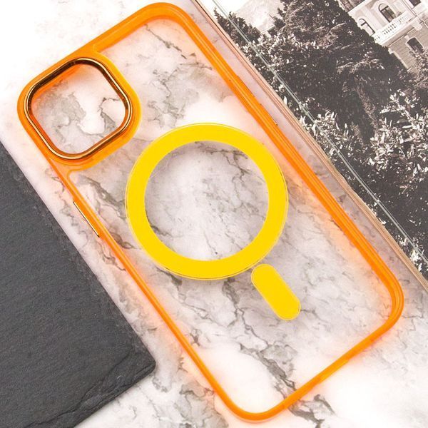 Чохол TPU Iris with MagSafe для Apple iPhone 12 Pro Max (6.7") Помаранчевий 272109 фото