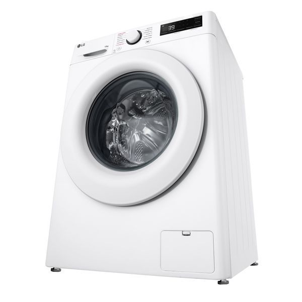 Пральна машина LG фронтальна, 10кг, 1400, A, 57см, дисплей, пара, інвертор, білий 399881 фото