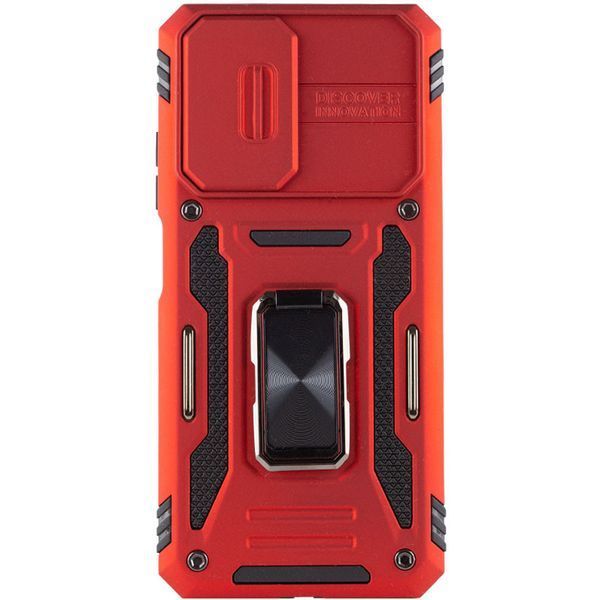 Ударостійкий чохол Camshield Army Ring для Xiaomi Redmi Note 11 Pro 4G/5G / 11E Pro / 12 Pro 4G Червоний / Red 256162 фото