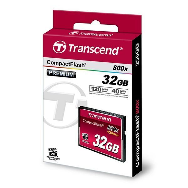 Карта пам'яті Transcend CF 32GB 800X (TS32GCF800) 372028 фото